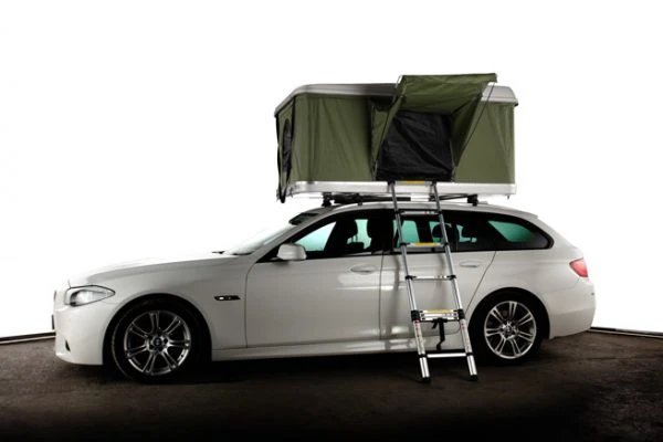 car camper in white